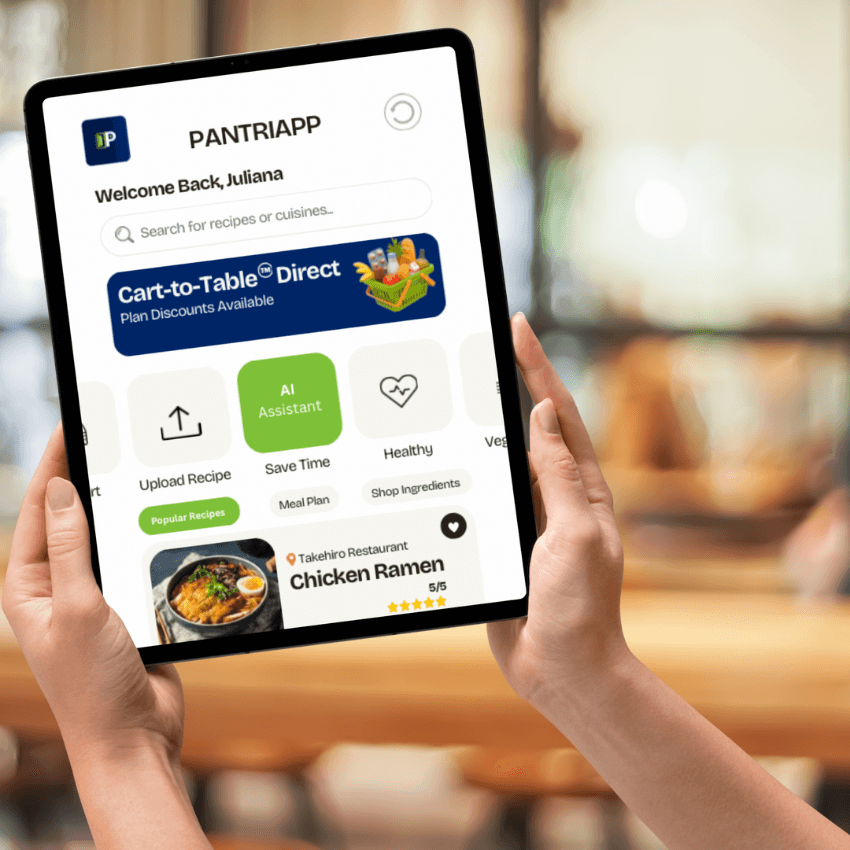 Search recipes on PantriApp