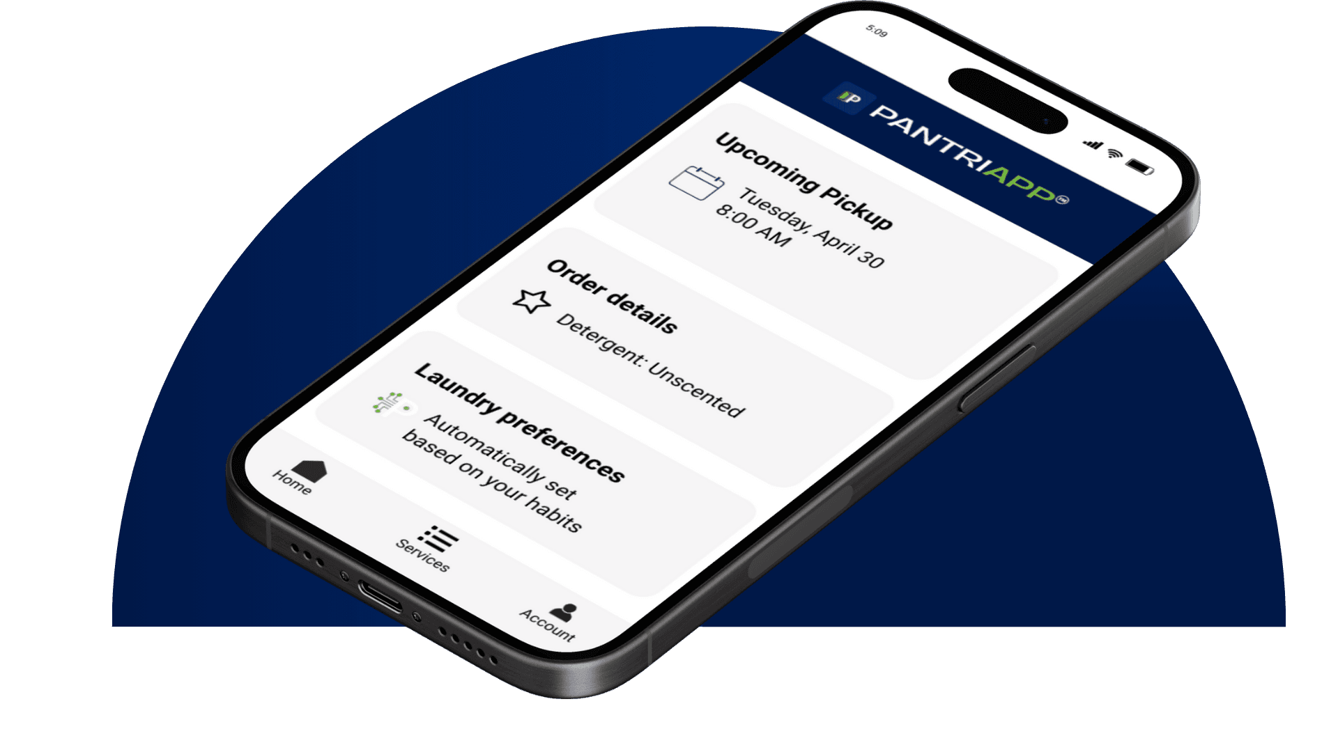 Automated laundry powered by PantriOS