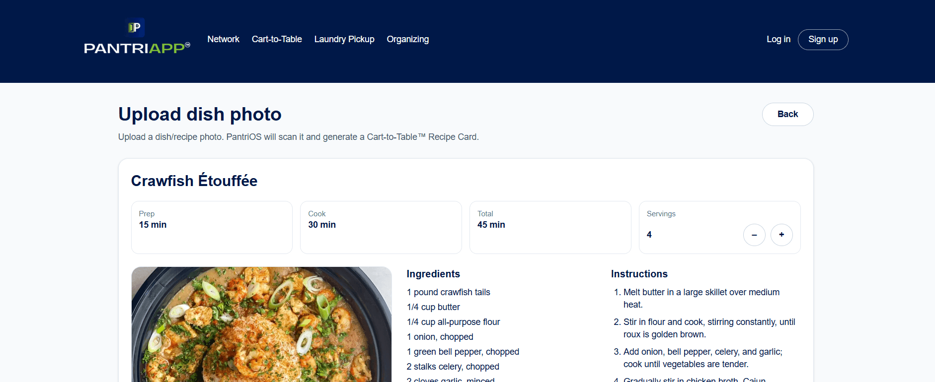 PantriOS AI Turns Recipes Into Action