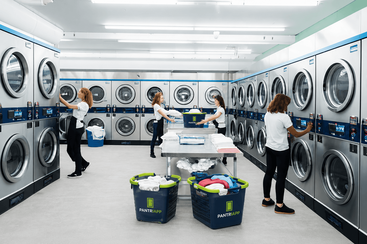 Professional laundry care inside the PantriApp Laundry Network